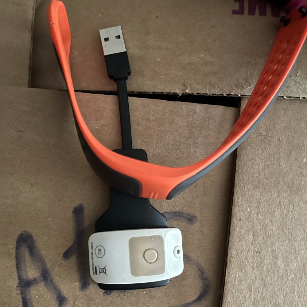 Orangetheory Heartbeat monitor.